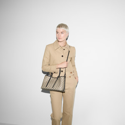 Beige & Black Canvas