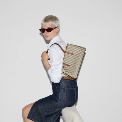 Beige & Brown Canvas