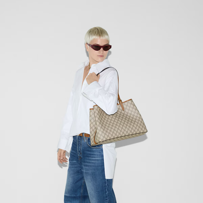 Beige & Brown Canvas