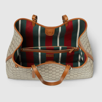 Beige & Brown Canvas